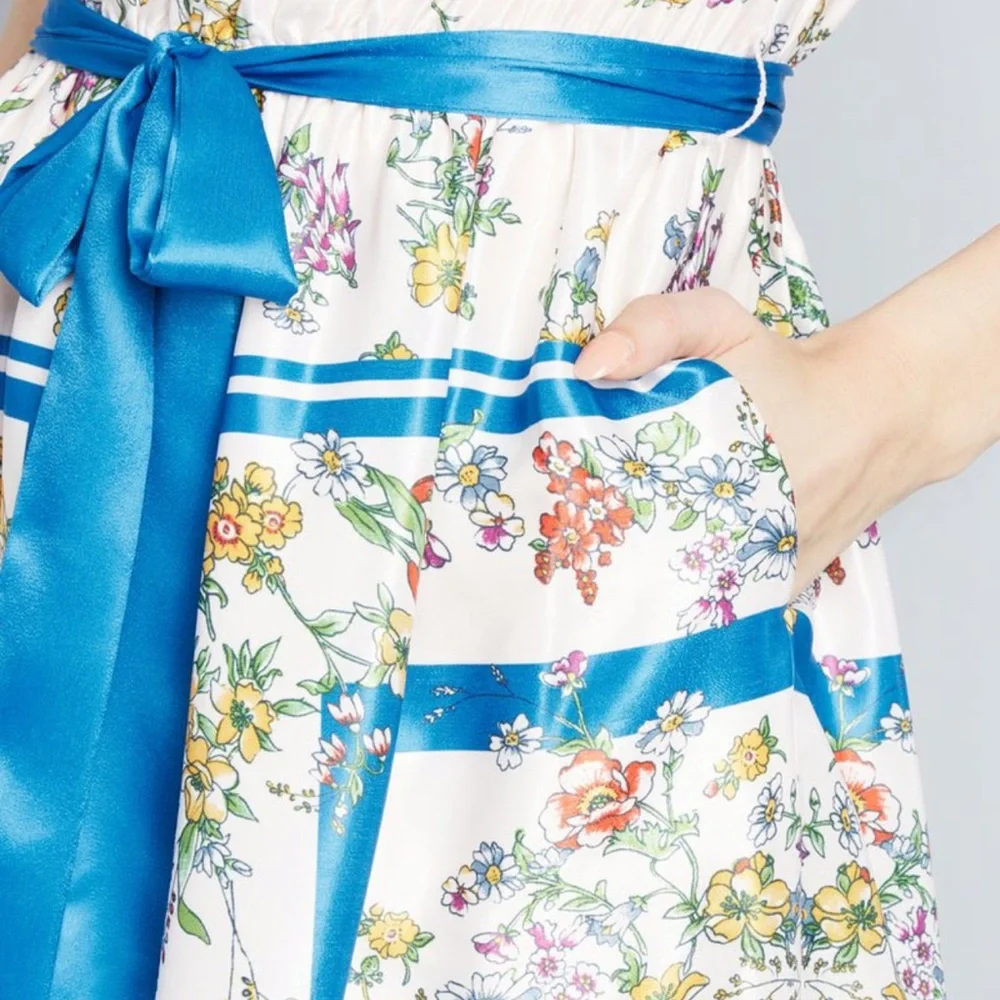 ModCloth Sunlit Reverie Floral Dress Size Medium - Picture 2 of 7